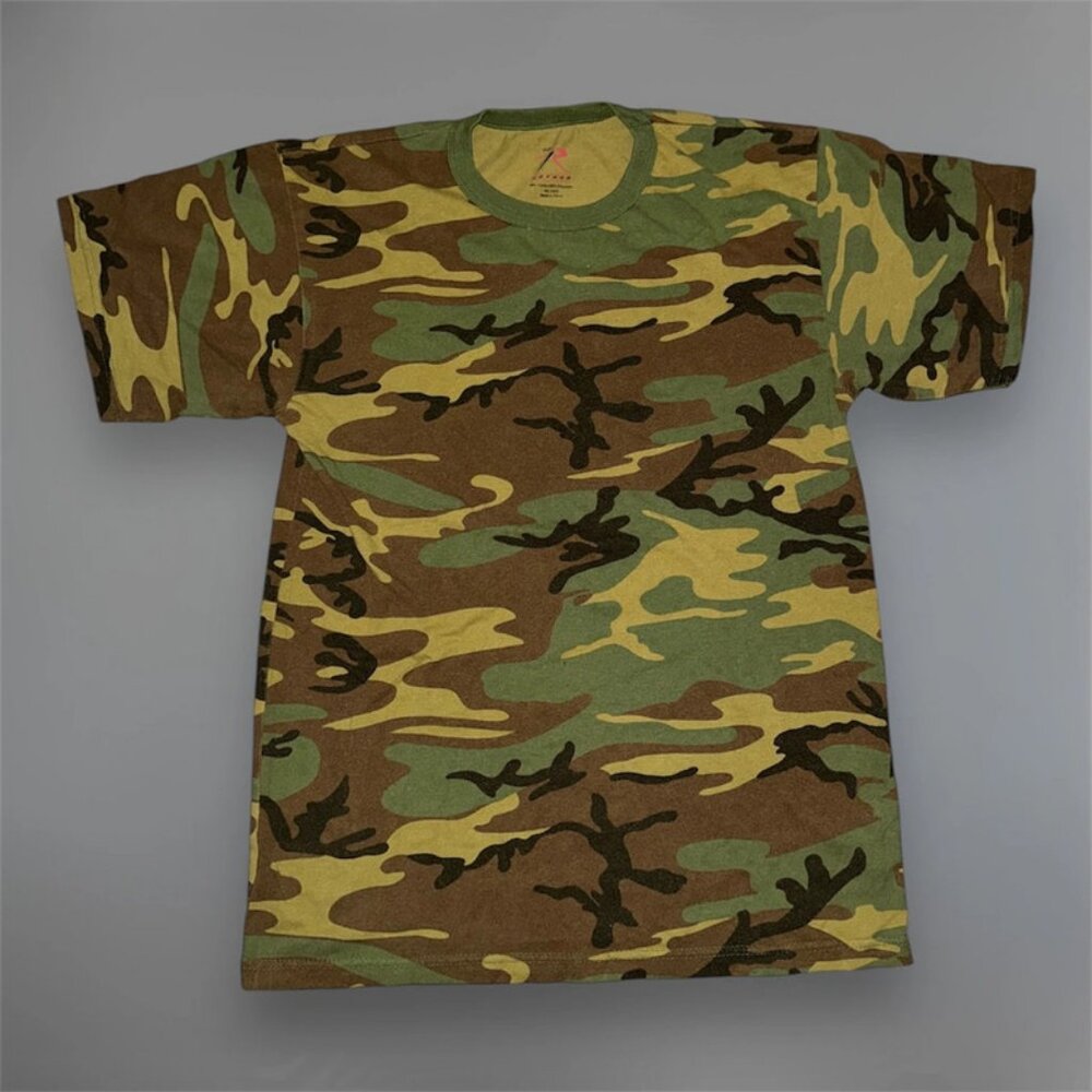 90s Vintage Camo Large T-shirt